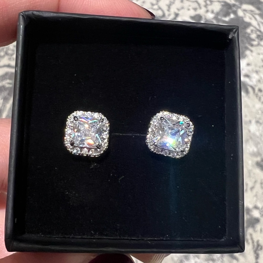 Sterling Silver Cubic Zirconia Earrings